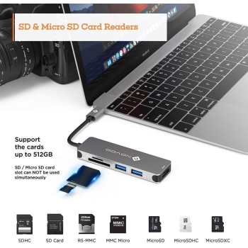 Hub USB Novoo NVTCHD2USTGYU [22050000528]